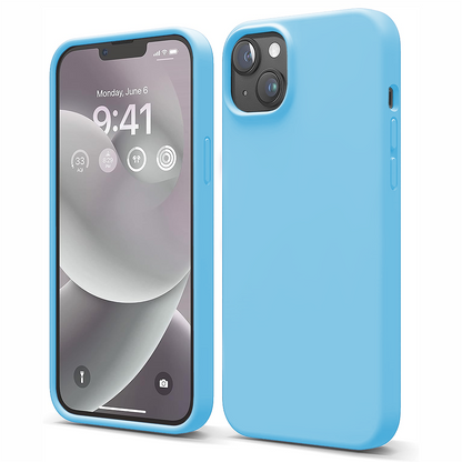Husa Soft Silicone - iPhone 14 - Cadet Blue