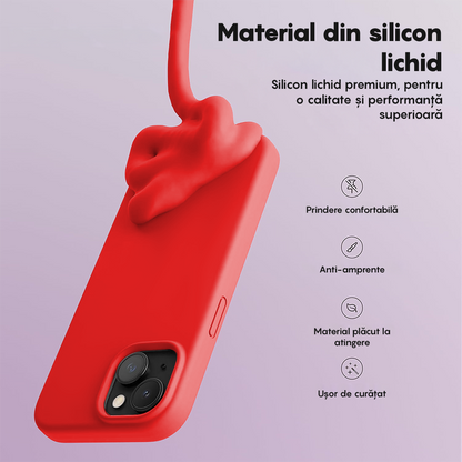 Husa Soft Silicone - iPhone 14 - Rosu