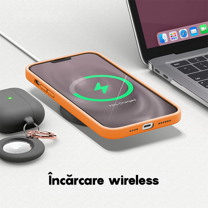 Husa Soft Silicone - iPhone 14 - Nectarine