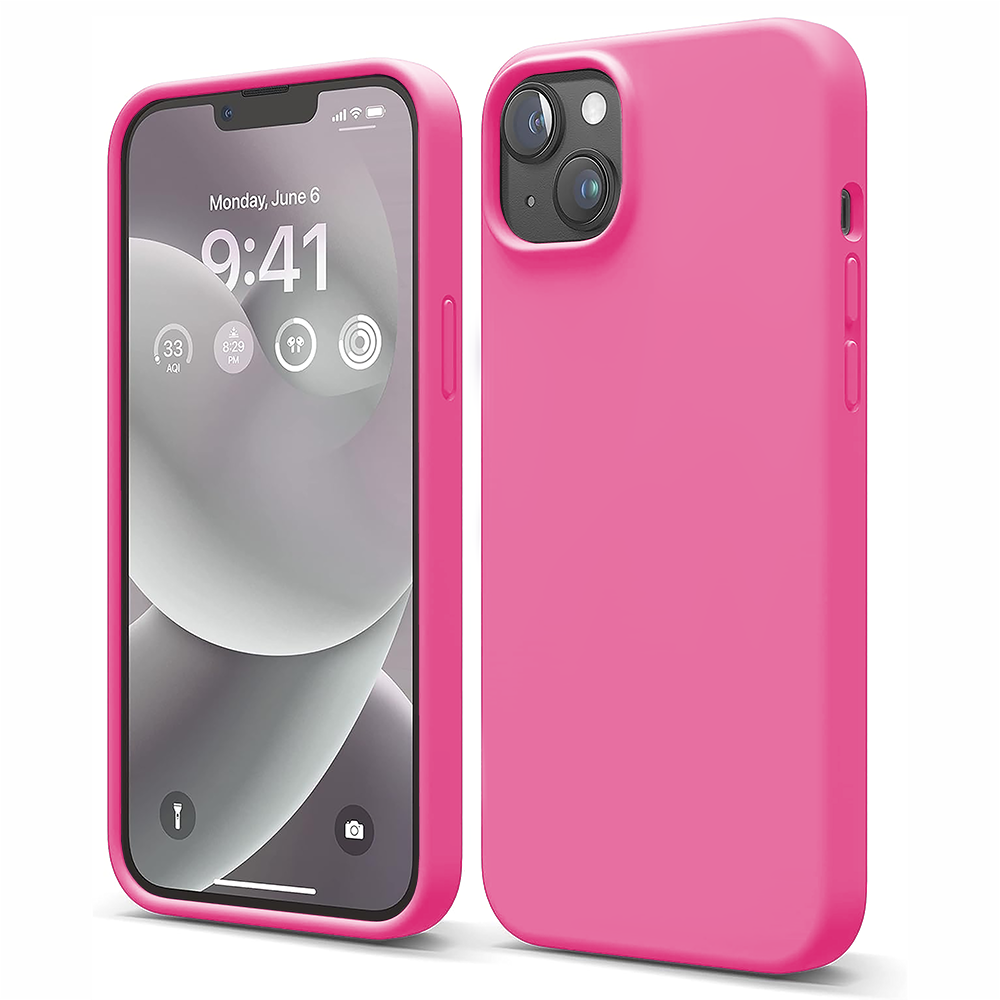 Husa Soft Silicone - iPhone 14 - Fuchsia