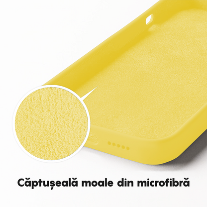 Husa Soft Silicone - iPhone 14 Plus - Yellow