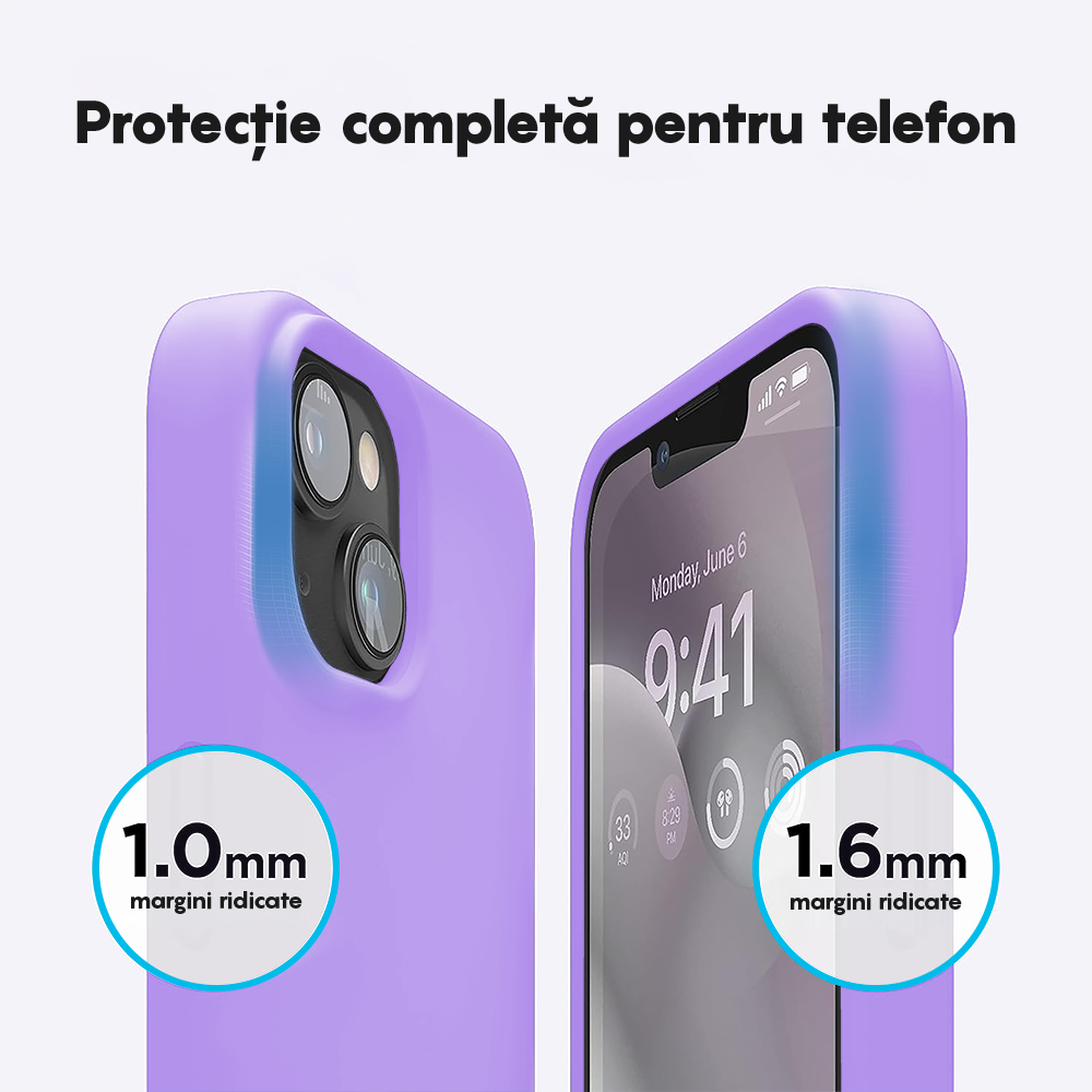 Husa Soft Silicone - iPhone 14 Plus - Light Lilac