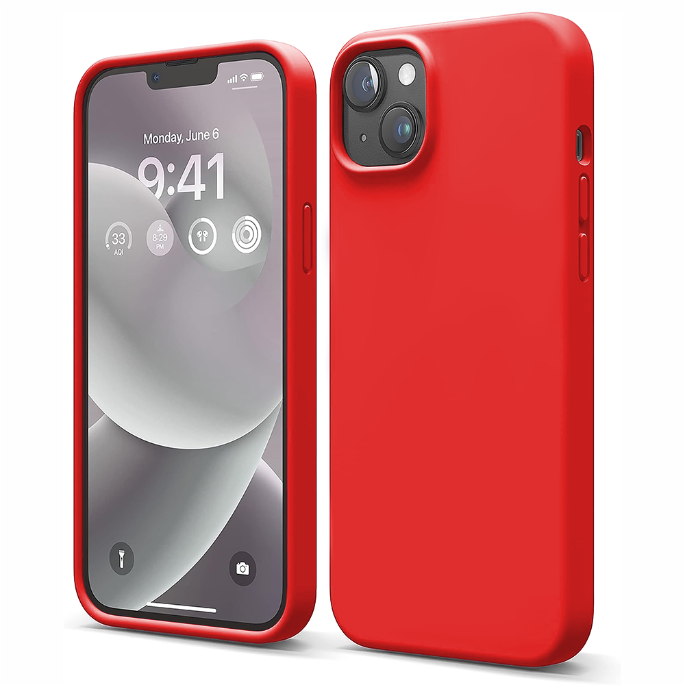 Husa Soft Silicone - iPhone 14 Plus - Red