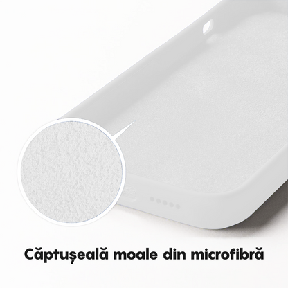 Husa Soft Silicone - iPhone 14 Plus - Alb