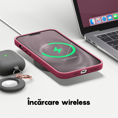 Husa Soft Silicone - iPhone 14 Plus - Burgundy