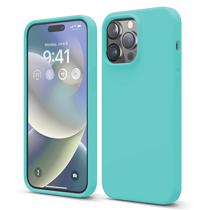 Husa Soft Silicone - iPhone 14 Pro Max - Turqoise