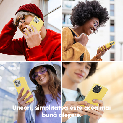 Husa Soft Silicone - iPhone 14 Pro Max - Yellow