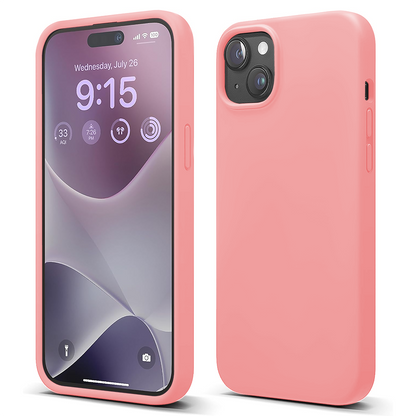 Husa Soft Silicone - iPhone 15 - Roz
