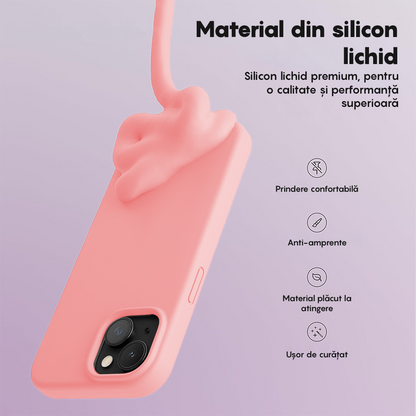 Husa Soft Silicone - iPhone 15 - Roz