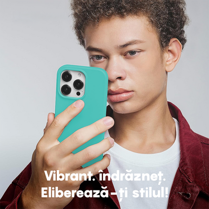 Husa Soft Silicone - iPhone 15 - Turcoaz