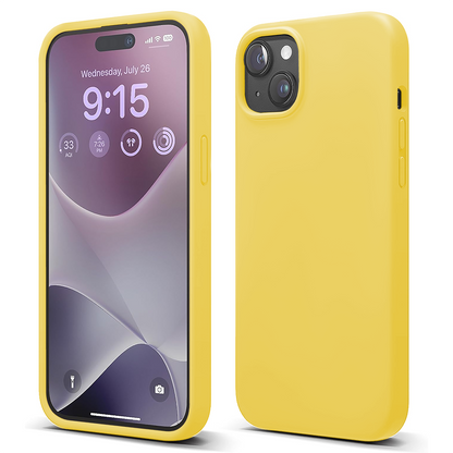 Husa Soft Silicone - iPhone 15 - Galben