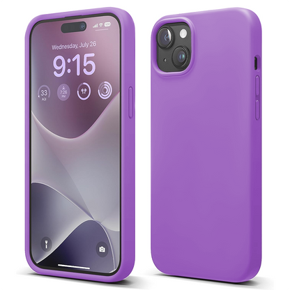 Husa Soft Silicone - iPhone 15 Plus - Light Purple