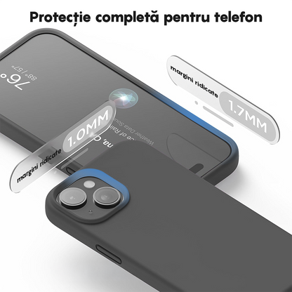 Husa Soft Silicone - iPhone 15 Plus - Dark Grey