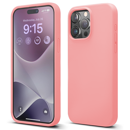 Husa Soft Silicone - iPhone 15 Pro Max - Roz