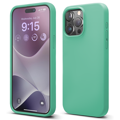 Husa Soft Silicone - iPhone 15 Pro Max - Webster Green
