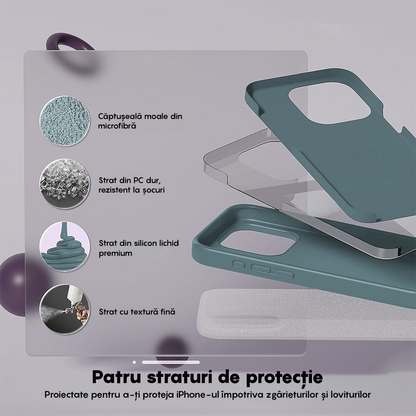 Husa Soft Silicone - iPhone 15 Pro Max - Midnight Blue