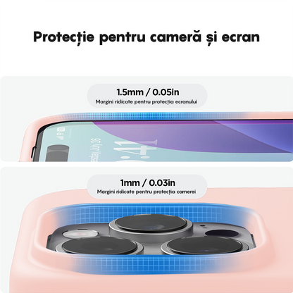 Husa Soft Silicone - iPhone 15 Pro - Pink Sand