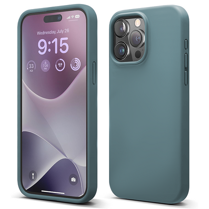 Husa Soft Silicone - iPhone 15 Pro - Midnight Blue