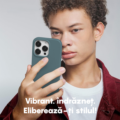 Husa Soft Silicone - iPhone 15 Pro - Midnight Blue