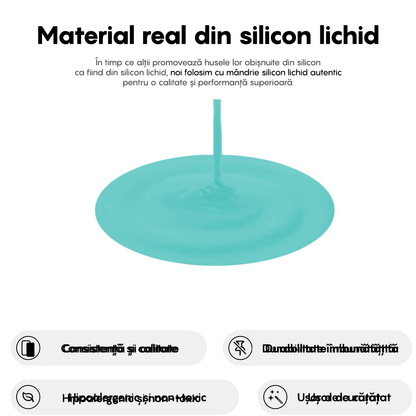 Husa Soft Silicone - iPhone 16 - Turcoaz