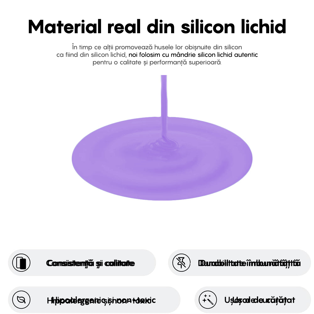 Husa Soft Silicone - iPhone 16 - Light Lilac