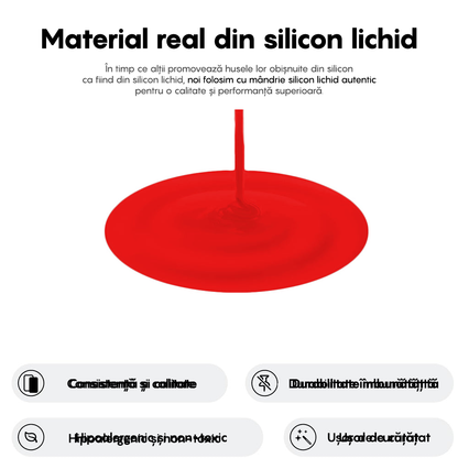 Husa Soft Silicone - iPhone 16 - Rosu