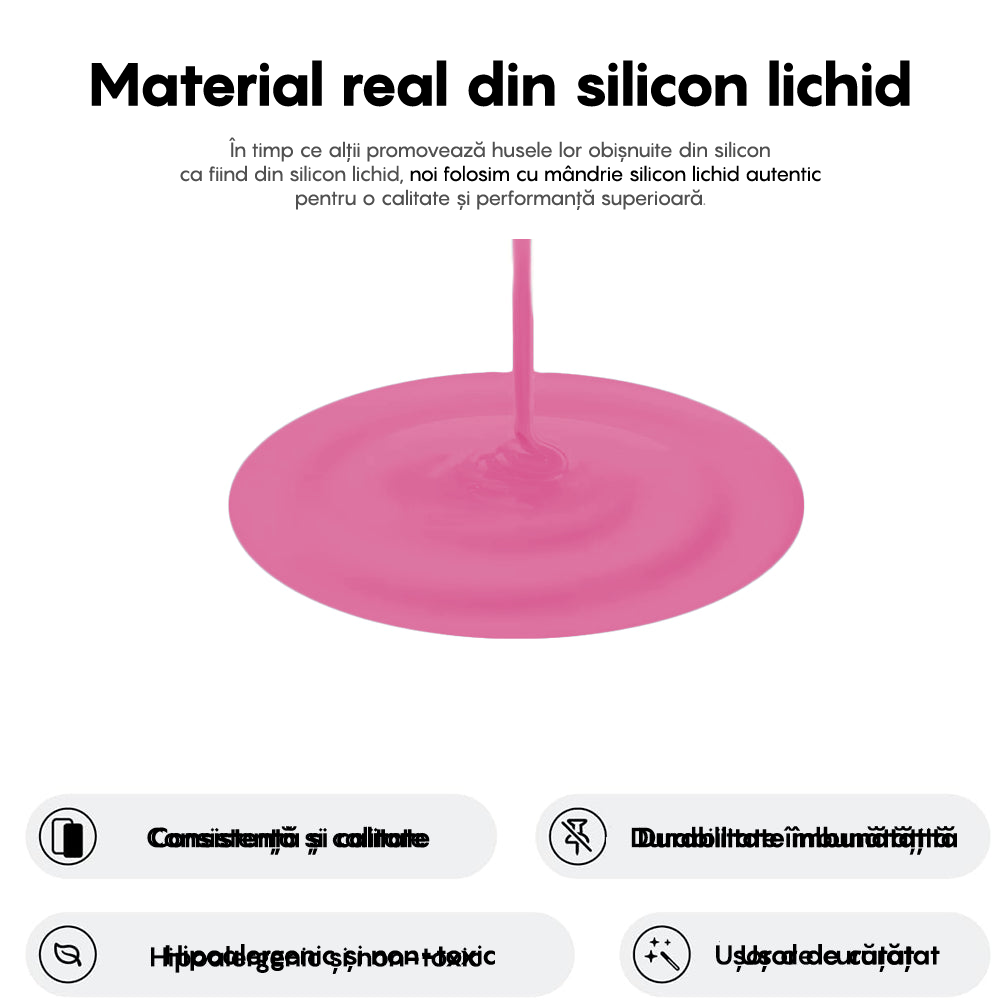 Husa Soft Silicone - iPhone 16 - Fuchsia
