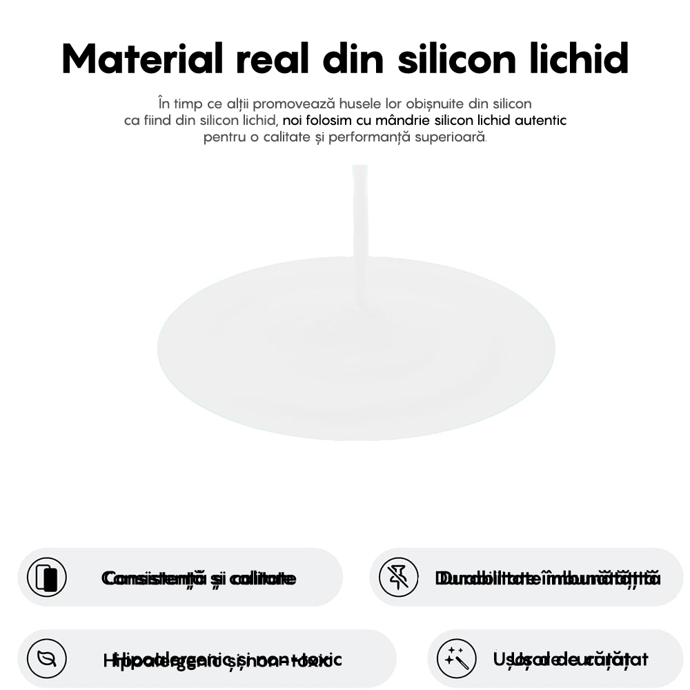 Husa Soft Silicone - iPhone 16 - Alb