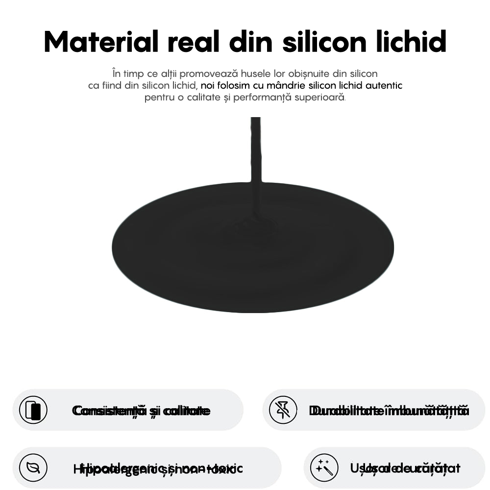Husa Soft Silicone - iPhone 16 - Negru