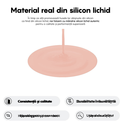 Husa Soft Silicone - iPhone 16 - Pink Sand