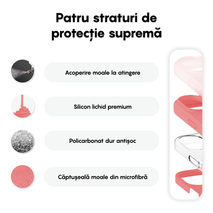 Husa Soft Silicone - iPhone 16 Plus - Roz