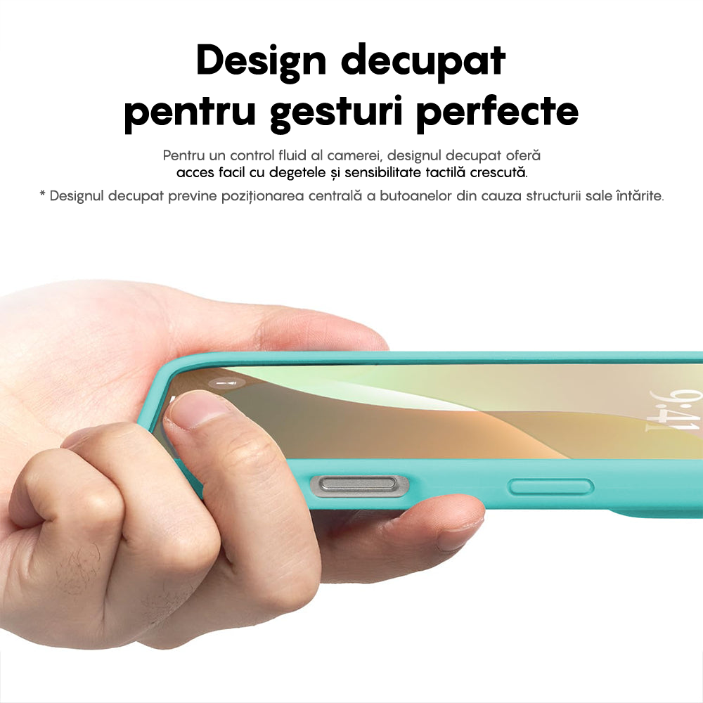 Husa Soft Silicone - iPhone 16 Plus - Turcoaz