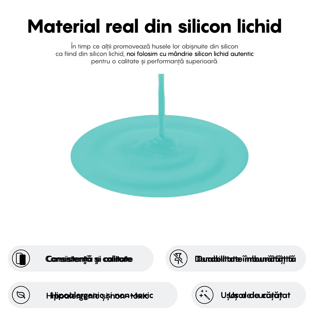 Husa Soft Silicone - iPhone 16 Plus - Turcoaz