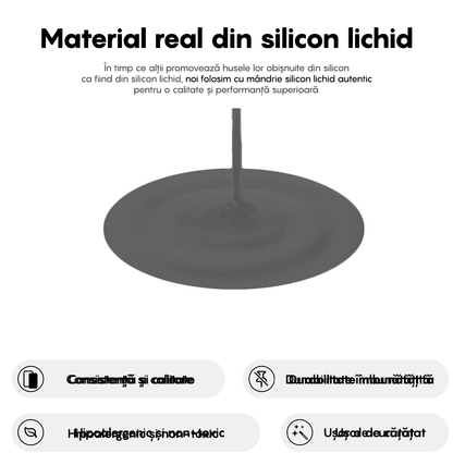 Husa Soft Silicone - iPhone 16 Plus - Dark Grey