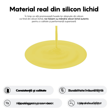 Husa Soft Silicone - iPhone 16 Plus - Galben