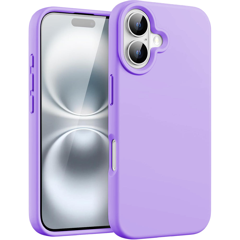 Husa Soft Silicone - iPhone 16 Plus - Light Lilac