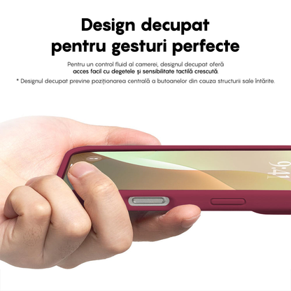 Soft Silicone Case - iPhone 16 Plus - Burgundy