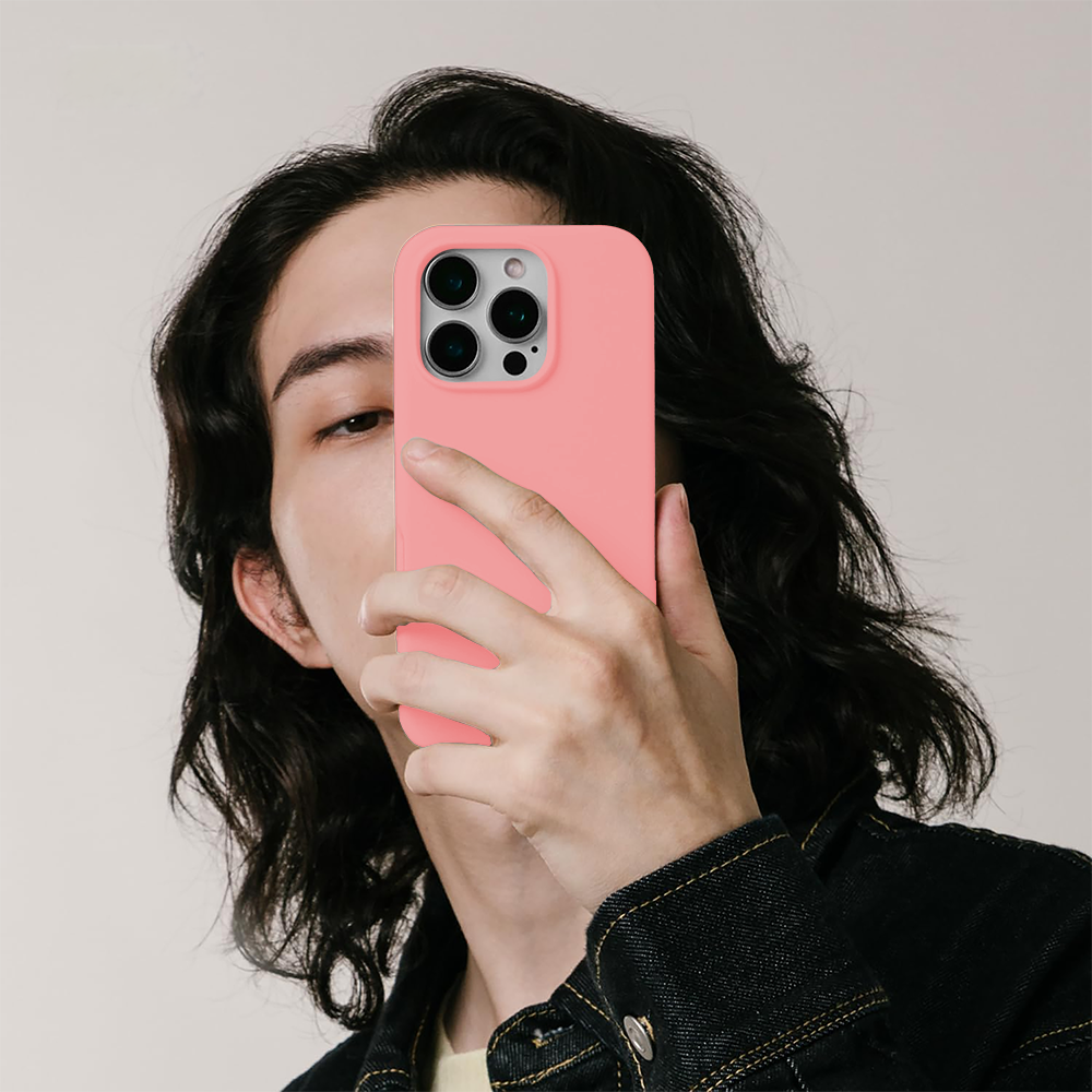 Husa Soft Silicone - iPhone 16 Pro Max - Roz
