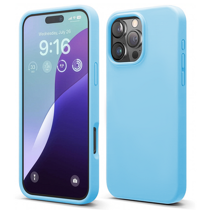 Husa Soft Silicone - iPhone 16 Pro Max - Cadet Blue