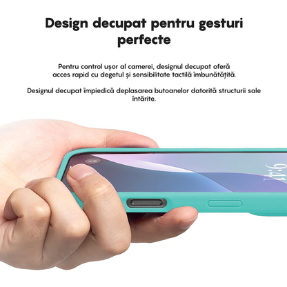 Husa Soft Silicone - iPhone 16 Pro Max - Turcoaz