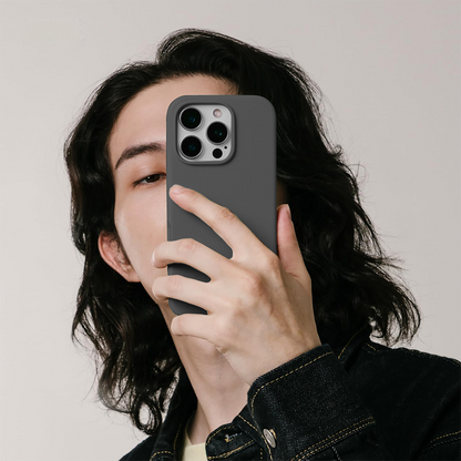 Husa Soft Silicone - iPhone 16 Pro Max - Dark Grey