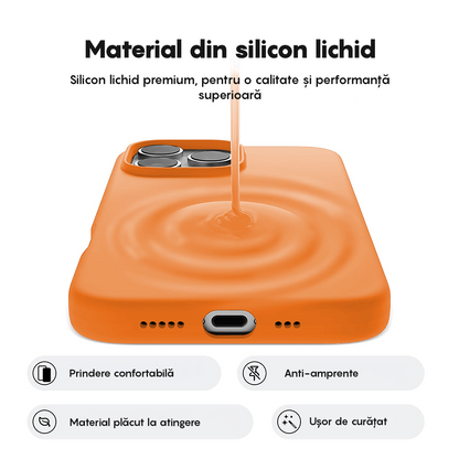 Husa Soft Silicone - iPhone 16 Pro Max - Nectarine
