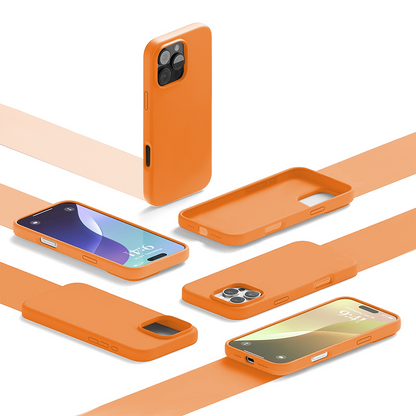 Husa Soft Silicone - iPhone 16 Pro Max - Nectarine