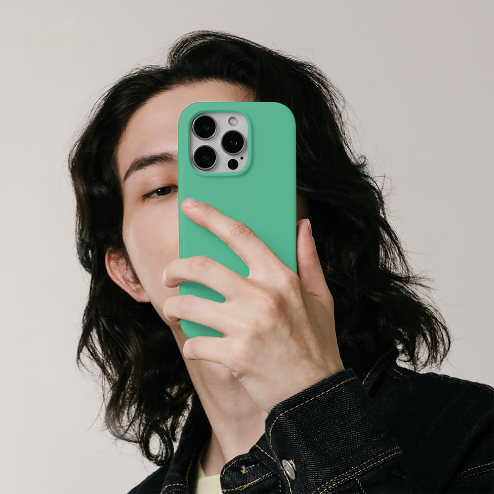 Husa Soft Silicone - iPhone 16 Pro Max - Webster Green