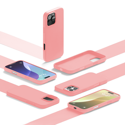 Husa Soft Silicone - iPhone 16 Pro - Roz