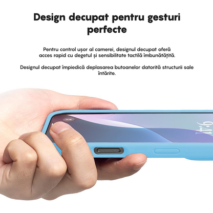 Husa Soft Silicone - iPhone 16 Pro - Cadet Blue