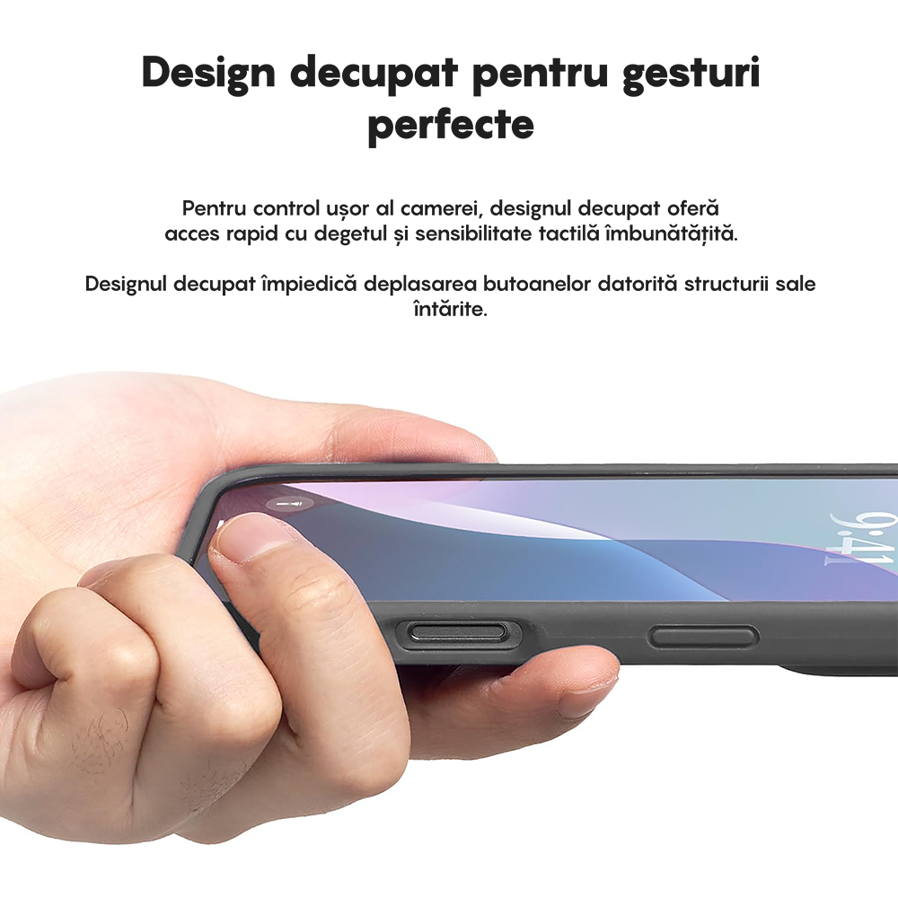 Husa Soft Silicone - iPhone 16 Pro - Dark Grey