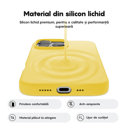 Husa Soft Silicone - iPhone 16 Pro - Galben