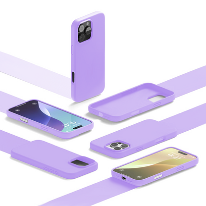 Husa Soft Silicone - iPhone 16 Pro - Light Lilac