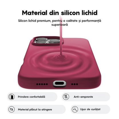 Soft Silicone Case - iPhone 16 Pro - Burgundy